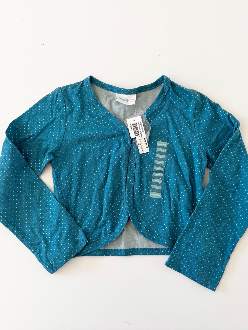 Naartjie Kids Spot Cardigan Dark Teal